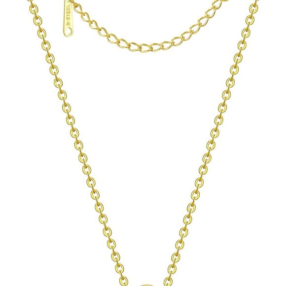 Jewelry - 18K Gold Plated Clover Necklace for Women Four Leaf Clover Necklace Flower Lucky